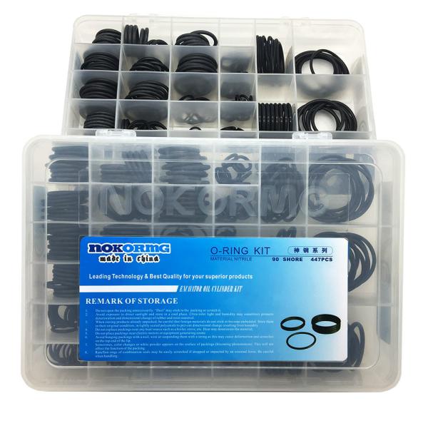 NBR O Ring Seal Kit KOBELCO Excavator Model 90 Shore Hardness