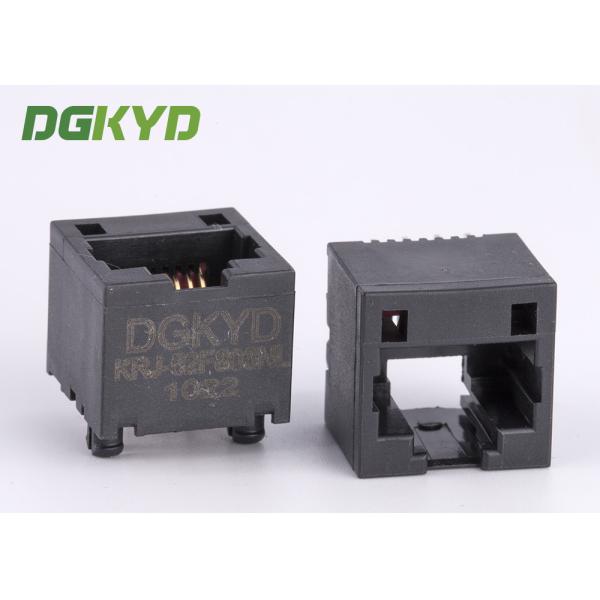 12.7mm Height Very Low 180 Degree RJ45 Keystone Jack Top Entry Lan Socket