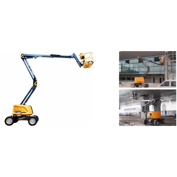Electrical Articulated Boom Lift , 14m Boom Lift Electric Work Platform