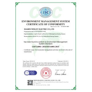 Xiamen Winley Electric Co.,Ltd Certificações