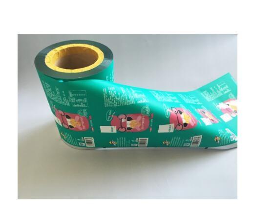 Aluminum foil food packaging film/plastic printed laminated packing film roll for snack