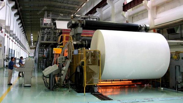 5400mm A4 Writing Printing Paper Making Machine Bamboo Pulp