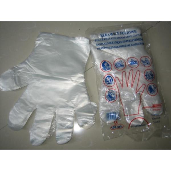Перчатки прозрачной пластмассы 100pcs/Bag устранимые поли для домочадца