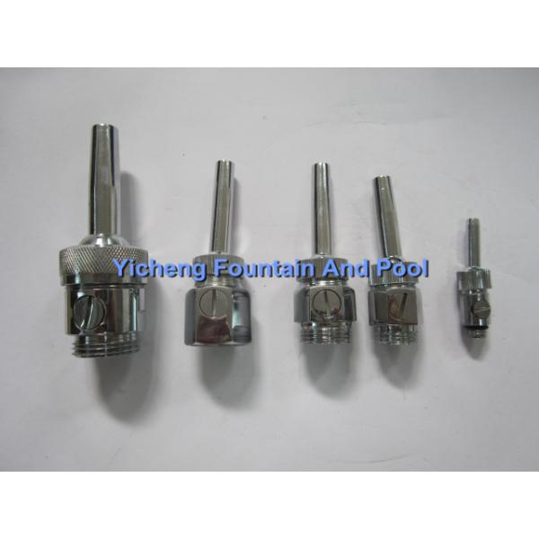 Single Shooting Pond Fountain Nozzles For Musical Fountain Straight Jetting