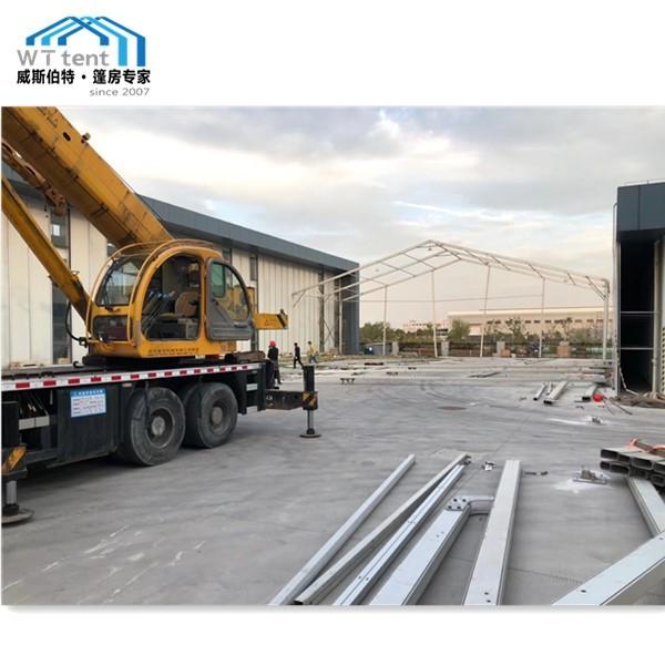 Transparent Outdoor Marquee Tent / 25 x 50 Huge Canopy Party Tent 1000 People