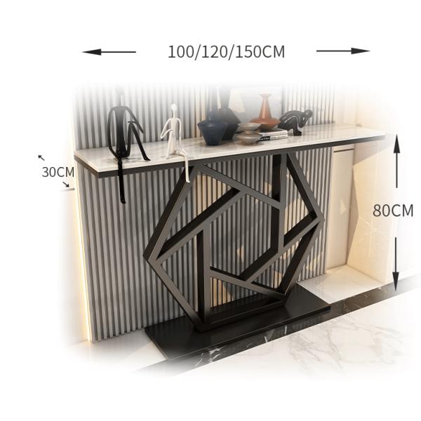 lujo moderno sinterizado blanco de la tabla de consola de la piedra TV de 1500*400*800m m