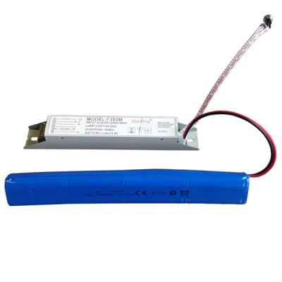 Battery Operated Emergency Light Power Supply with maintain condition led lamps