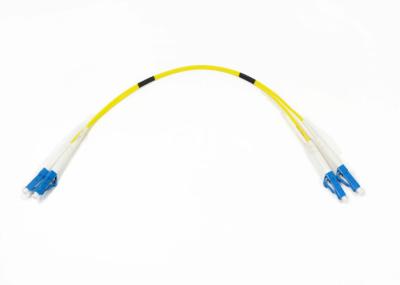 Customize Length Single Mode Fiber Jumpers , Lc Lc Fiber Patch Cord Low Insertion Loss