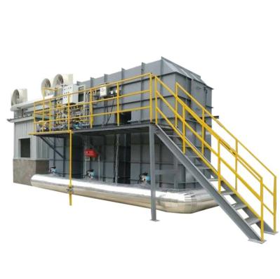 Equipamento de tratamento de resíduos orgânicos industriais 7000 kg Oxidante térmico regenerativo