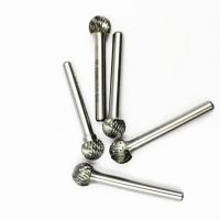 Le carbure sphérique de dossier de carbure de tungstène de forme d'oeufs incliné scie des astuces de lames