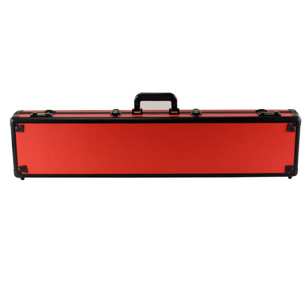Алюминиевый случай оружия руки пистолета, изготовленный на заказ облегченный красный алюминиевый случай оружия случай оружия 40 дюймов