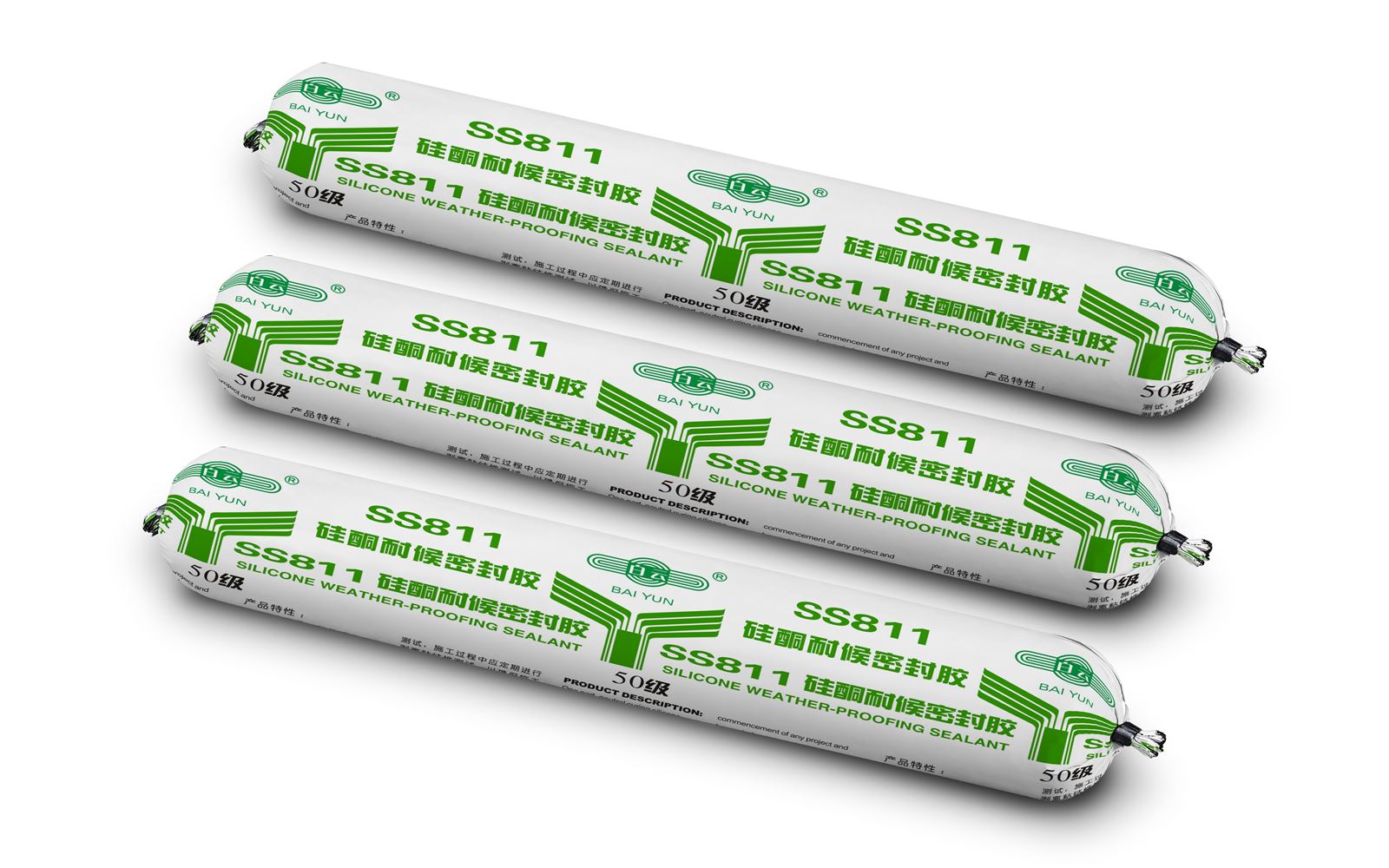 Экстерьер Sealant соединения движения BAIYUN SS811 500ml высокий водоустойчивый конопатит