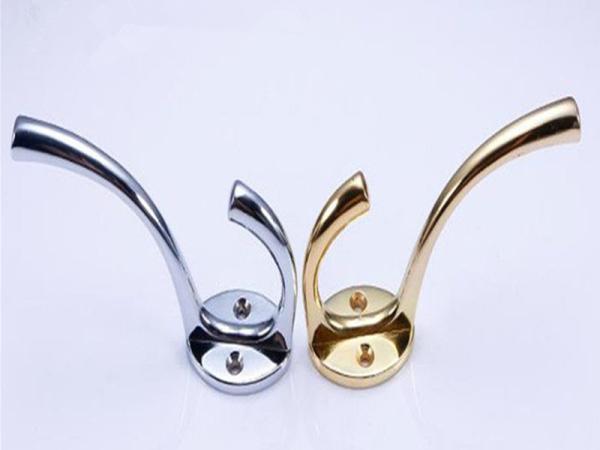 Gold Plated Cloth Hanging Hooks , Solid Wall Cap  Hanger Bag Hooks Bathroom Accessorie Towel Rack