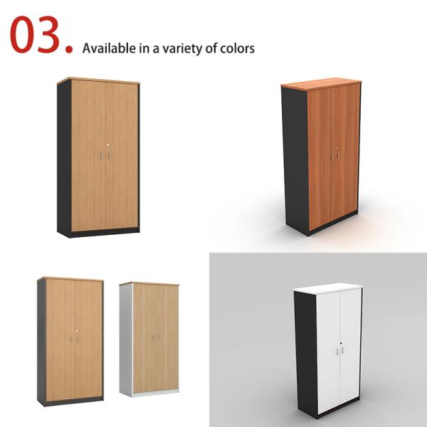WoodenFilingCabinet for Storing Documents and Materials, High Cabinet Moder Office Storage Cabinet, Company Lockable Cabinet