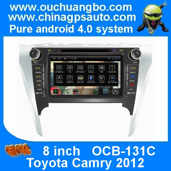 Ouchuangbo Car GPS Navi DVD Android 4.0 for Toyota Camry 2012 S150 Bluetooth3G Wifi Audio