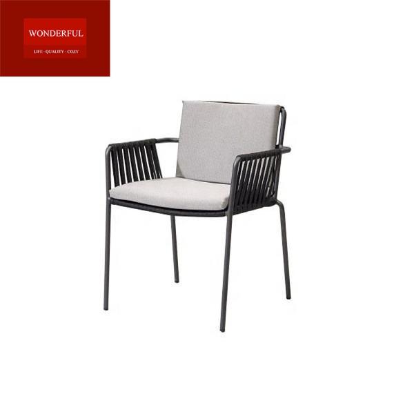 Home Used Outdoor Dining Chair with Customized Good Standard Rope and Foldable Design