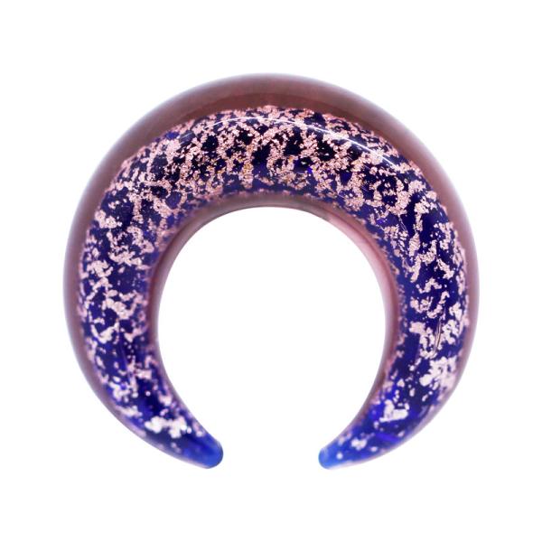 Pyrex Glass Spiral Ear Tapers 4G Pincher Body Jewelry Rainbow Color