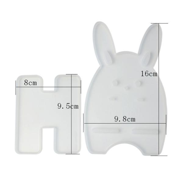 Silicone Molds For Mobile Holder 9pcs Colorful Cartoon Pattern Resin Moulds Epoxy Jewelry