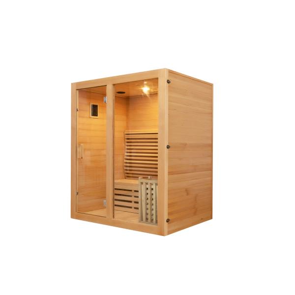 Canadian Hemlock Ozone Saunas Outdoor Sauna And Steam Room For SPA Center