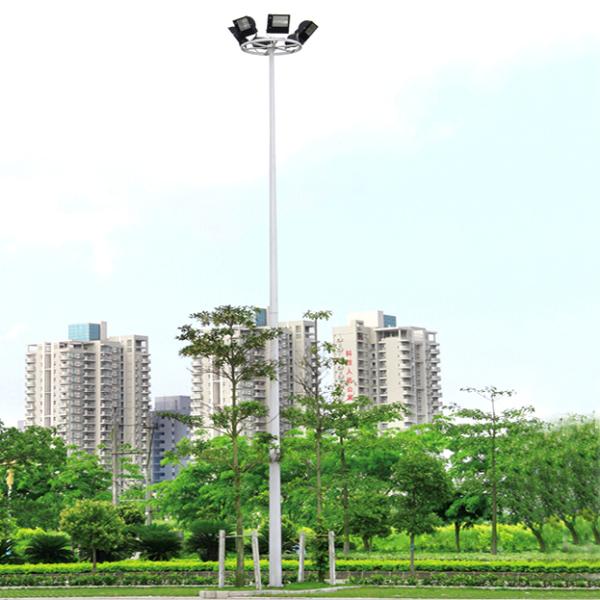 20m Height Galvanized Steel Light Pole Public Square Lighting Tower