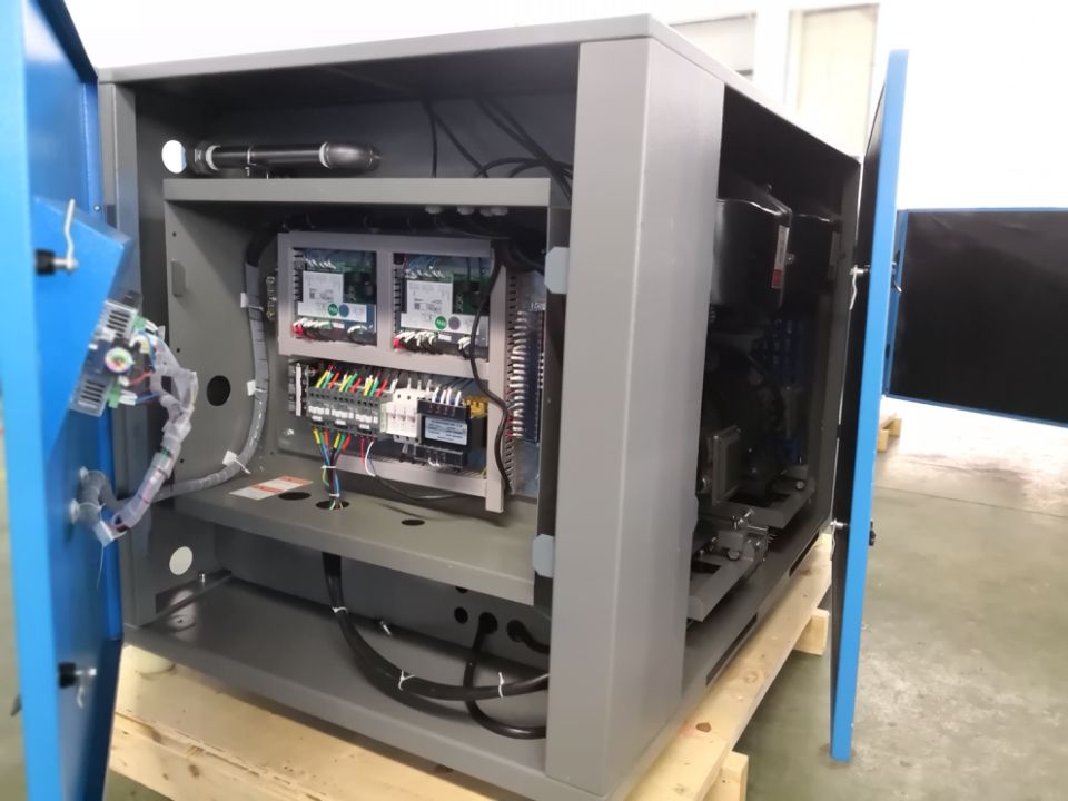 Food Beverage Oil Free Gas Compressor , Scroll Type Air Compressor Running Simple