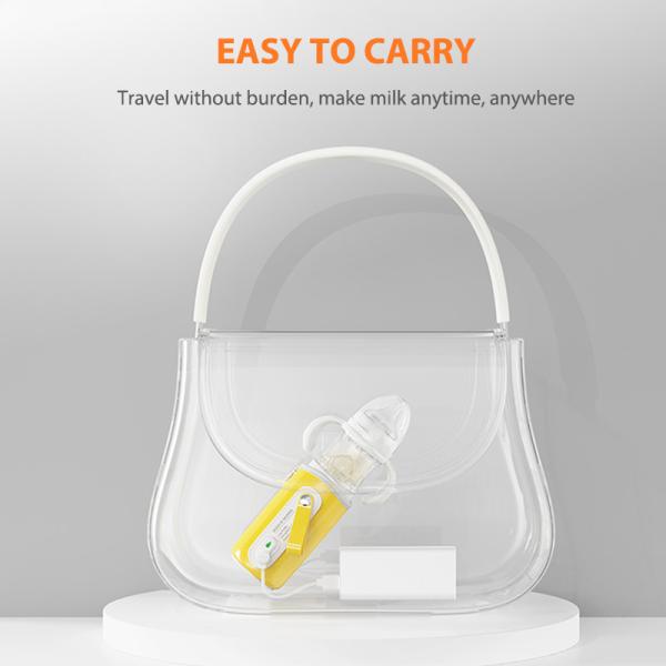 3 In 1 Travel Formula Dispenser Bottle USB Baby Milk Feeding Glass Bottle BPA Free