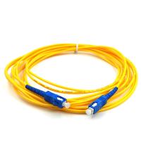 Inflammabilité optique de corde de correction de fibre standard de Sc du CEI évaluant le câble de réseau de veste de LSZH