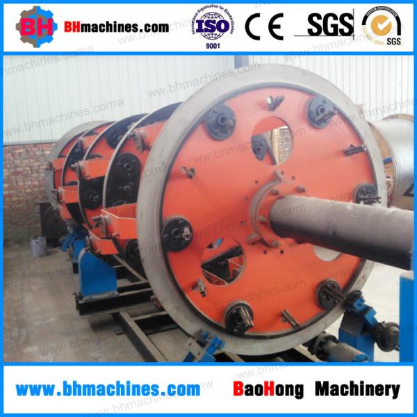 Wire and cable machinery- making the plastic multi-core cables of large cross-section and cross-linked cables