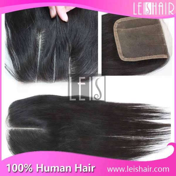 new fashion cheap three parting lace closure 4*4