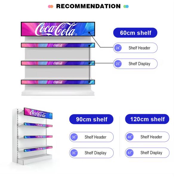 Qtenboard Ultra Wide Stretched Lcd Bar 38 Inch Easy Install Retail Store Digital Signage