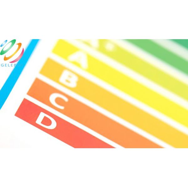 Self Adhesive Energy Efficiency PVC Label Sticker For Refridgerator Air Conditioner