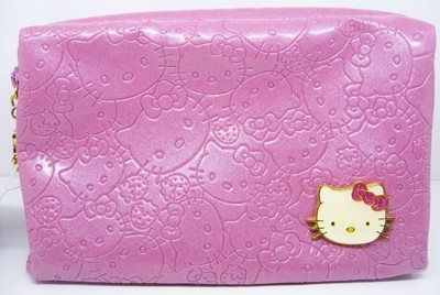 Polyester material and PVC lining 18*12*26CM Fashion Cosmetic Bag / toiletry bags