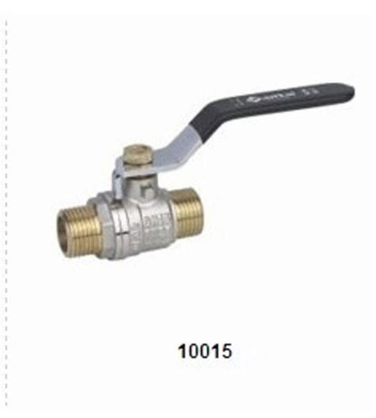 Forging Brass Ball Valve 10015 with Nickel plated 25Bar in full size(male-male)