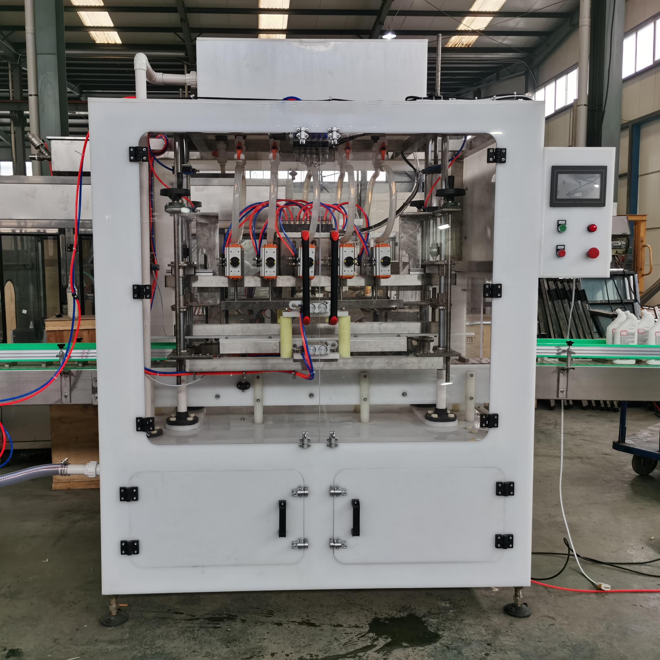 Automatic Bottle specialized Detergent Acidic Corrosive Liquids Plastic Acid Bleach Filling Machine