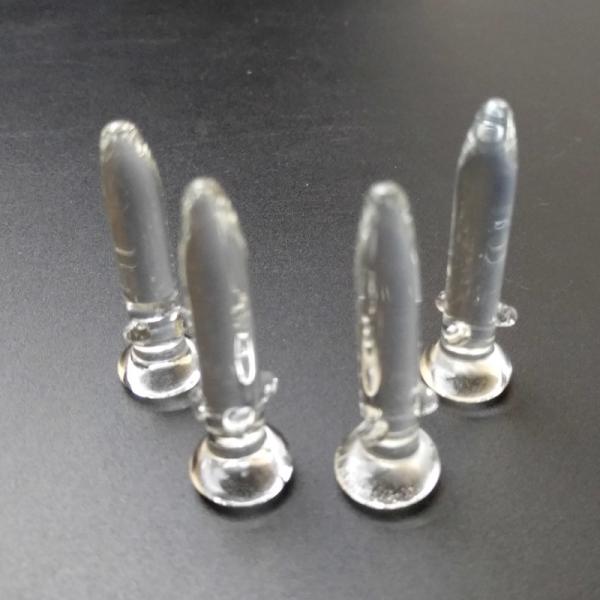 All Clear Glass Bongs Parts Glass Nail Male Jonit Dabbers Oil Rig Straight Type