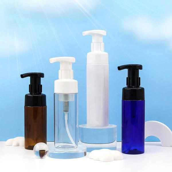 8 Oz Lotion Mousse Pump Bottle OEM Hot Stamping Hand Wash Bottle