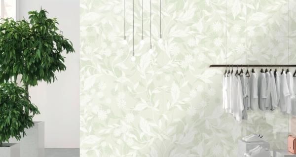 400x1200mm Wear-Resistant Green Yellow Porcelain Tiles AAA Grade