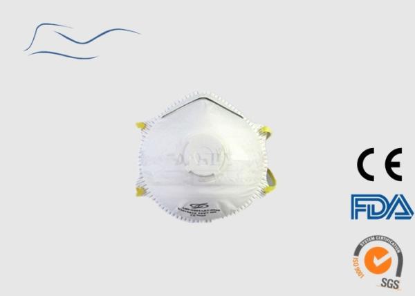 Woodworking Dust Prevent Disposable Face Mask FFP2 White Color U Size