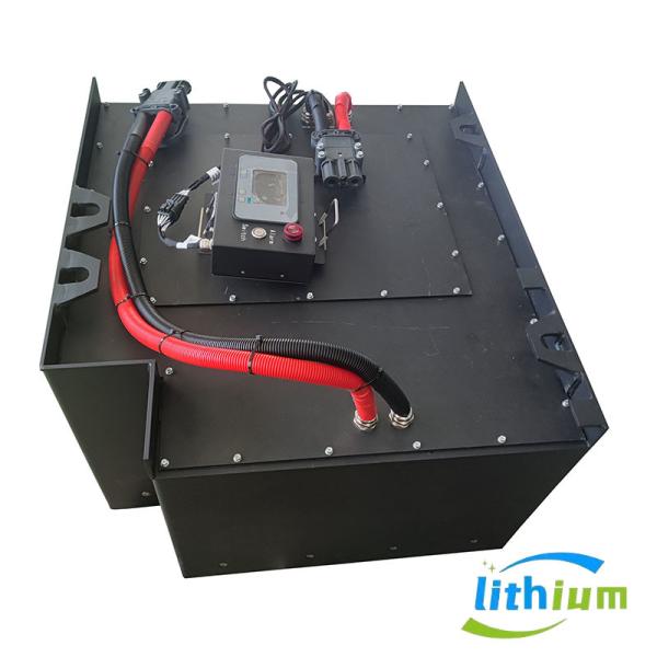 Batterie au lithium en fer à chariot élévateur de 48 V avec cellule LiFePO4 pour voiture électrique lourde