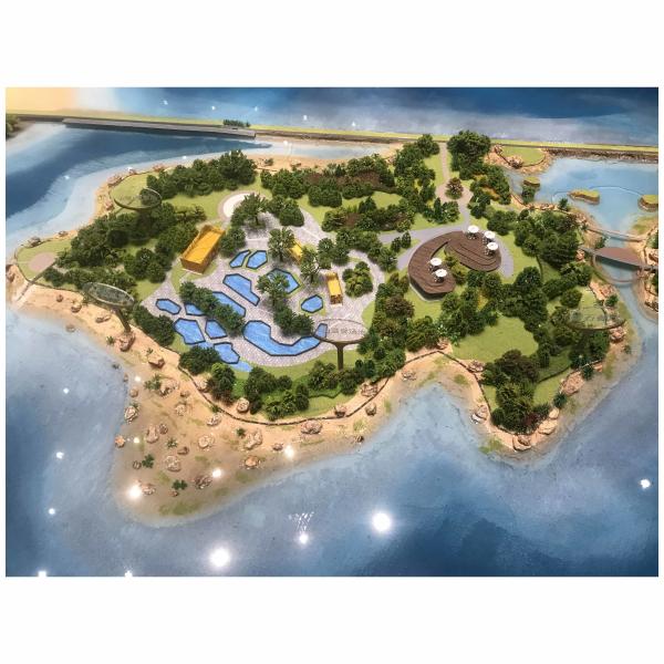 Coastal Landscape Architectural Models 1:100 Architecture Model Accurate