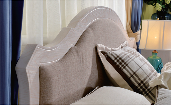 Luxury European Contemporary Furniture King Size Bed 1.8*2.0 CTA FSC