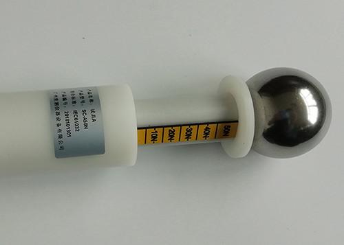 IP1X Figure 1 Ingress Protection Test Equipment , Test Probe A With Force