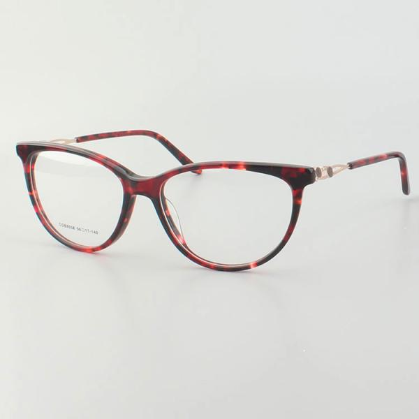Female Cat Eye Acetate Optical Frames Retro Blue Light Eyewear