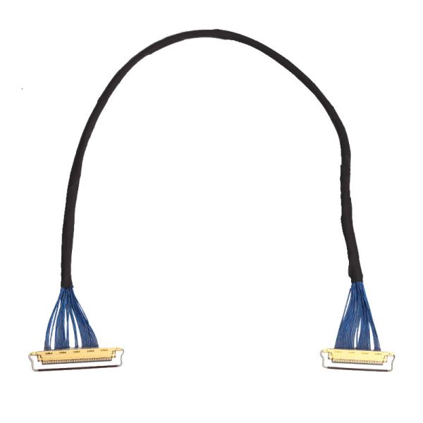 Passo 20453-330t-13 de  0.5mm do cabo do EDP de 44AWG SGC LVDS a 20453-340t-13