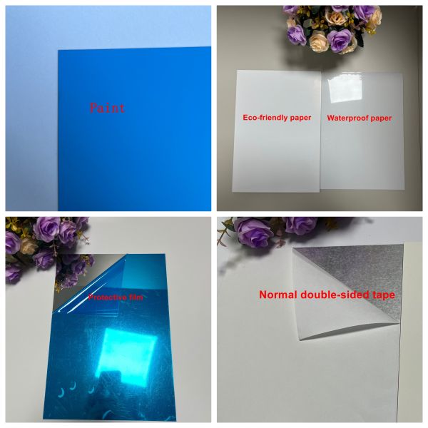 Economical Polystyrene Mirror Panels - Custom Cut for Decor & Crafts