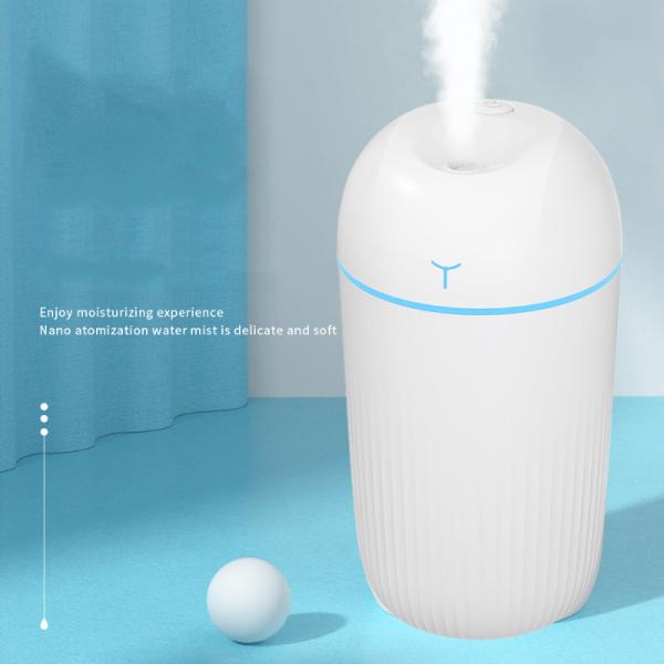 Intelligent Aromatherapy Gift Humidifier with 420ml Capacity and USB Atmosphere Lamp