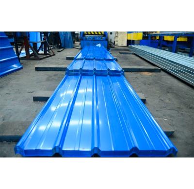 0.2-0.8mm Espessura 20 Gauge Color Coated Plate de telhado de aço galvanizado para armazéns