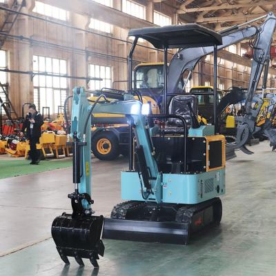 Custom 1.6 Tonne Excavator 13.6KW Mini Digging Equipment With Retractable Shoes
