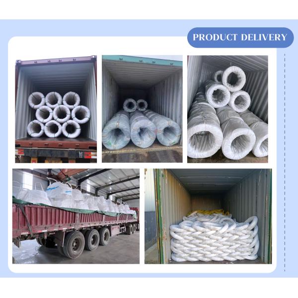 Cables de acero galvanizado de construcción BWG20 21 22 Cables de hierro Q195 Q235 para construcción de edificios