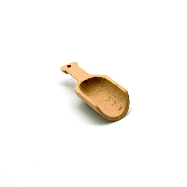 Wooden Bath Salt Scoop Unpainted Wooden Scoop Spoon Use For Tea Cereals Coffee